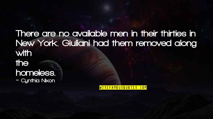 Memanjangkan Bulu Quotes By Cynthia Nixon: There are no available men in their thirties Memanjangkan Bulu Quotes By Cynthia Nixon: There are no available men in their thirties
