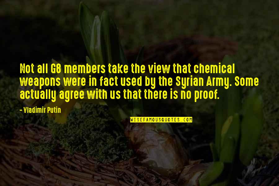 Members Quotes By Vladimir Putin: Not all G8 members take the view that