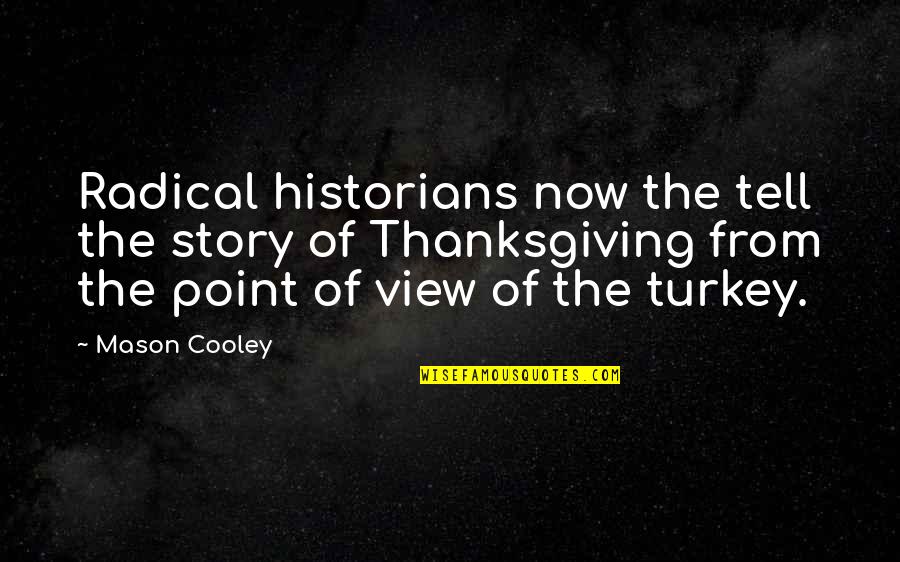 Memediasi Adalah Quotes By Mason Cooley: Radical historians now the tell the story of