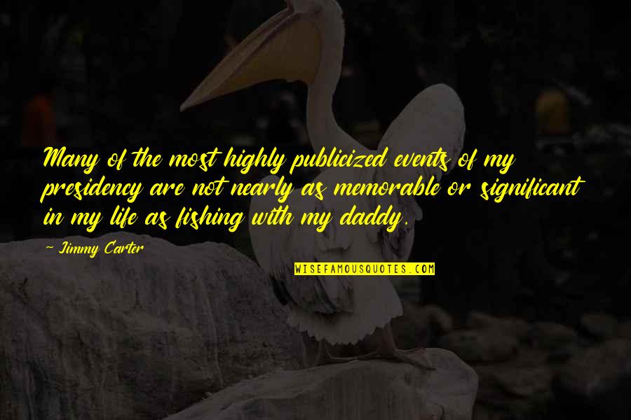 Memorable Life Quotes By Jimmy Carter: Many of the most highly publicized events of Memorable Life Quotes By Jimmy Carter: Many of the most highly publicized events of