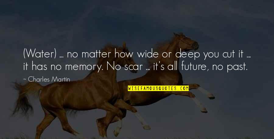 Memory And Water Quotes By Charles Martin: (Water) ... no matter how wide or deep Memory And Water Quotes By Charles Martin: (Water) ... no matter how wide or deep