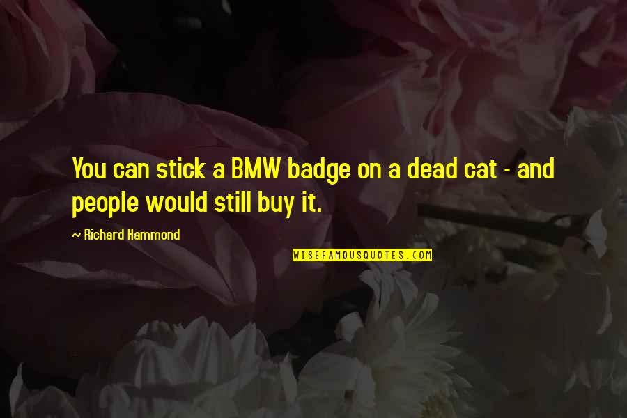 Memunculkan Screen Quotes By Richard Hammond: You can stick a BMW badge on a