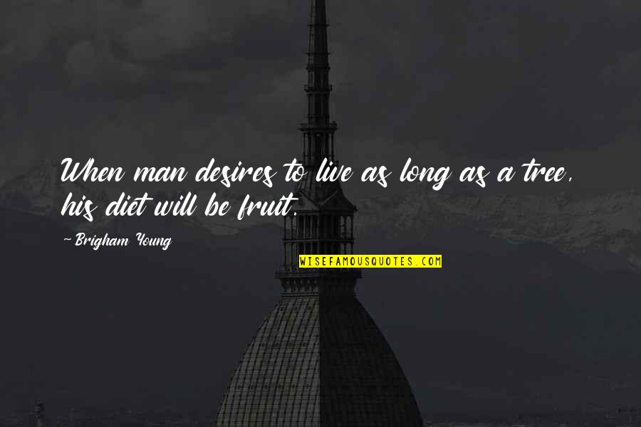 Men Will Be Men Quotes By Brigham Young: When man desires to live as long as