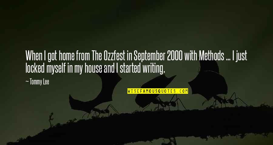 Menara Moroccan Quotes By Tommy Lee: When I got home from The Ozzfest in