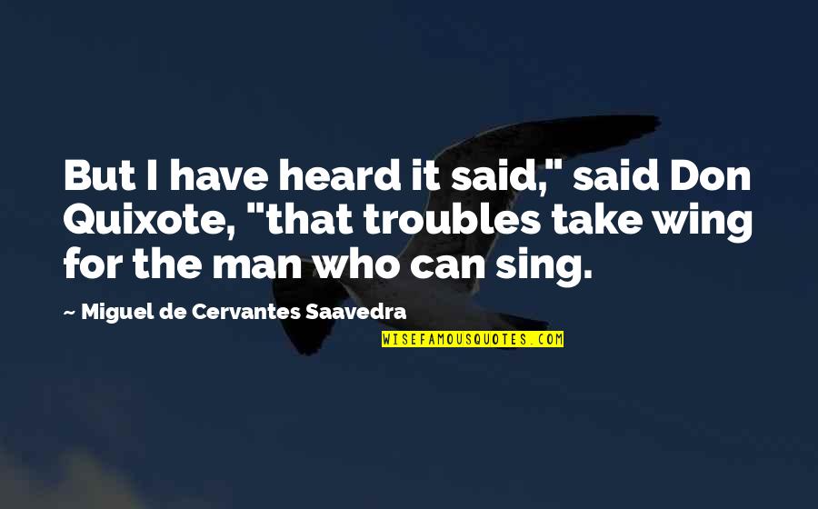 Menecier De Guava Quotes By Miguel De Cervantes Saavedra: But I have heard it said," said Don