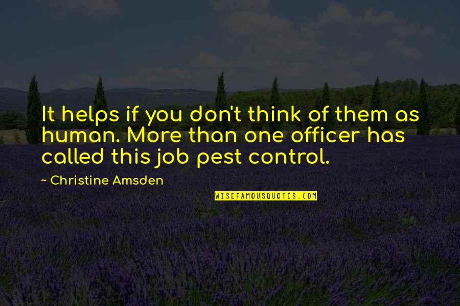 Menelantarkan Quotes By Christine Amsden: It helps if you don't think of them Menelantarkan Quotes By Christine Amsden: It helps if you don't think of them