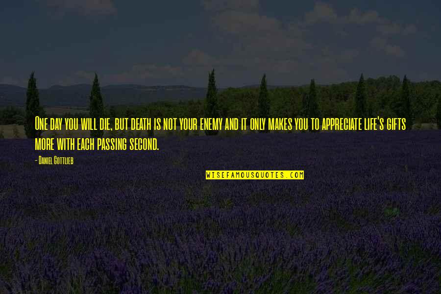 Mengurutkan Abjad Quotes By Daniel Gottlieb: One day you will die, but death is