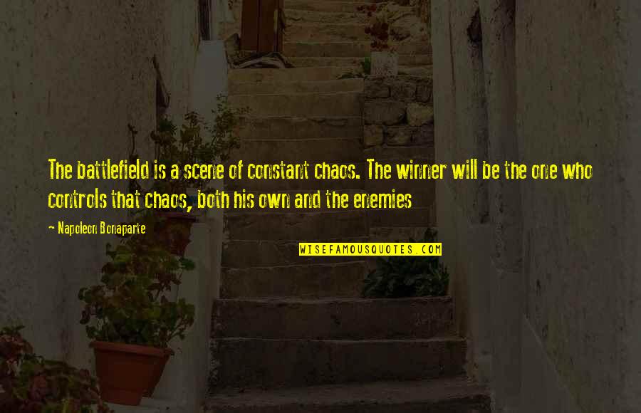 Menjadi Berkat Quotes By Napoleon Bonaparte: The battlefield is a scene of constant chaos. Menjadi Berkat Quotes By Napoleon Bonaparte: The battlefield is a scene of constant chaos.