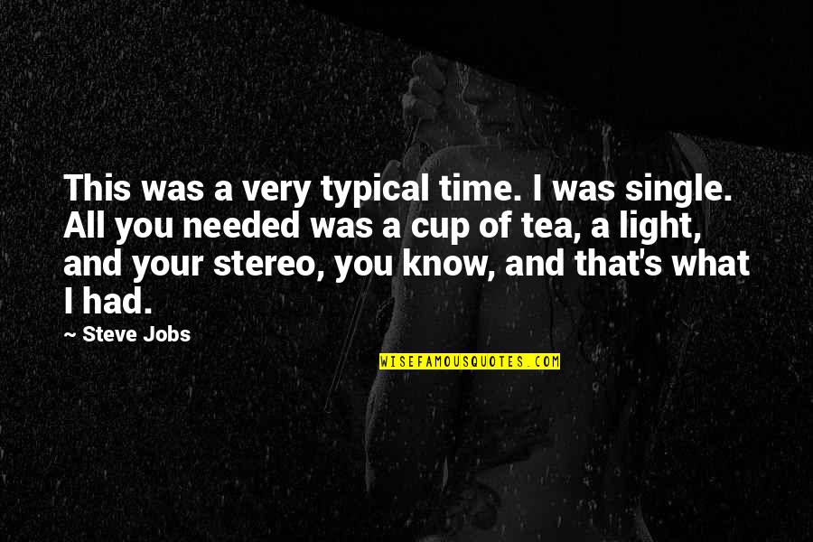 Mens Hearts Quotes By Steve Jobs: This was a very typical time. I was