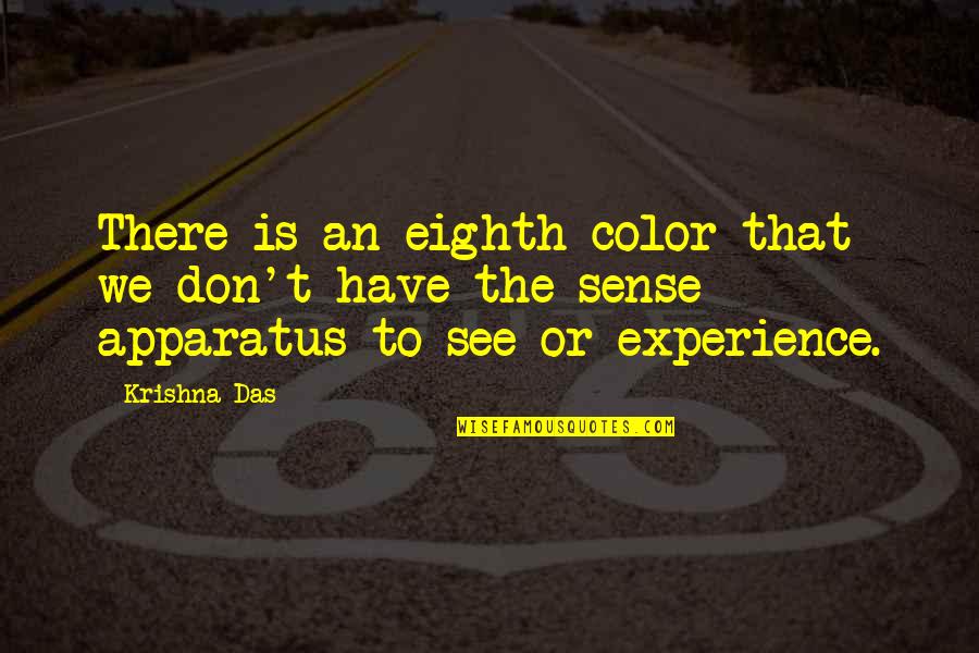 Menyimak Kreatif Quotes By Krishna Das: There is an eighth color that we don't