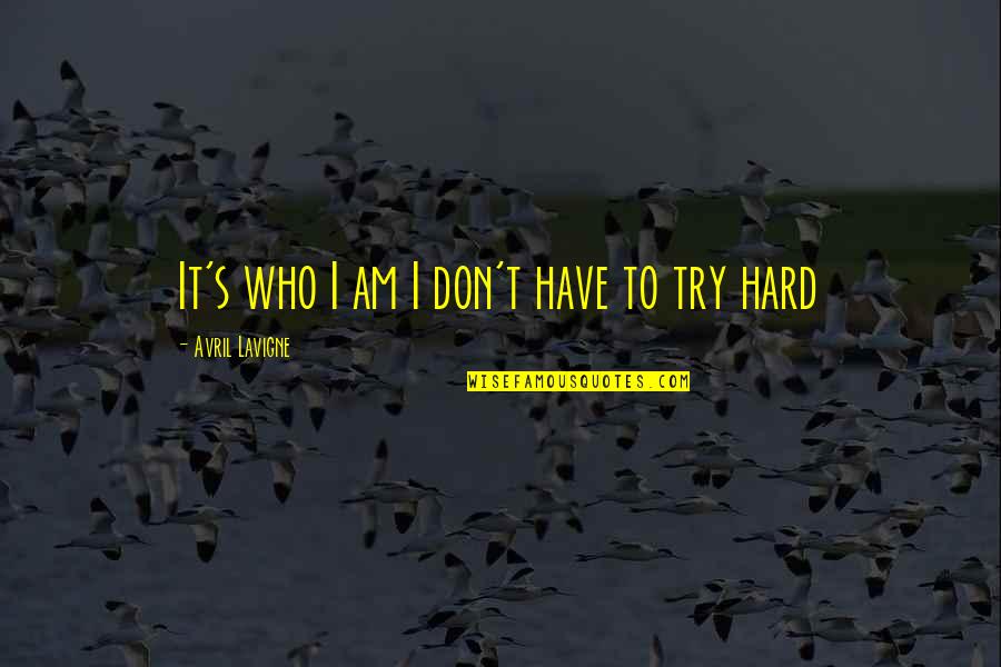 Meregalli Impianti Quotes By Avril Lavigne: It's who I am I don't have to Meregalli Impianti Quotes By Avril Lavigne: It's who I am I don't have to