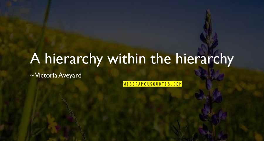 Merencanakan Rangkaian Quotes By Victoria Aveyard: A hierarchy within the hierarchy