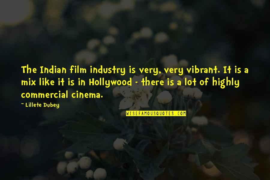 Meridien Modena Quotes By Lillete Dubey: The Indian film industry is very, very vibrant.