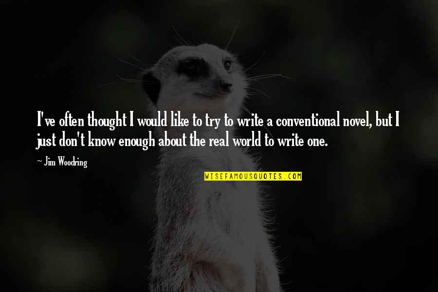 Mesajul Meu Quotes By Jim Woodring: I've often thought I would like to try Mesajul Meu Quotes By Jim Woodring: I've often thought I would like to try