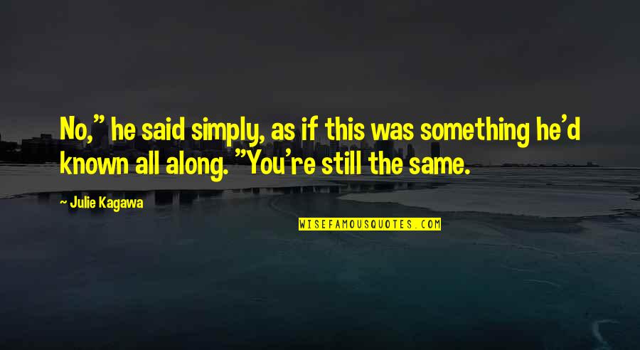 Meshkini Rugs Quotes By Julie Kagawa: No," he said simply, as if this was Meshkini Rugs Quotes By Julie Kagawa: No," he said simply, as if this was