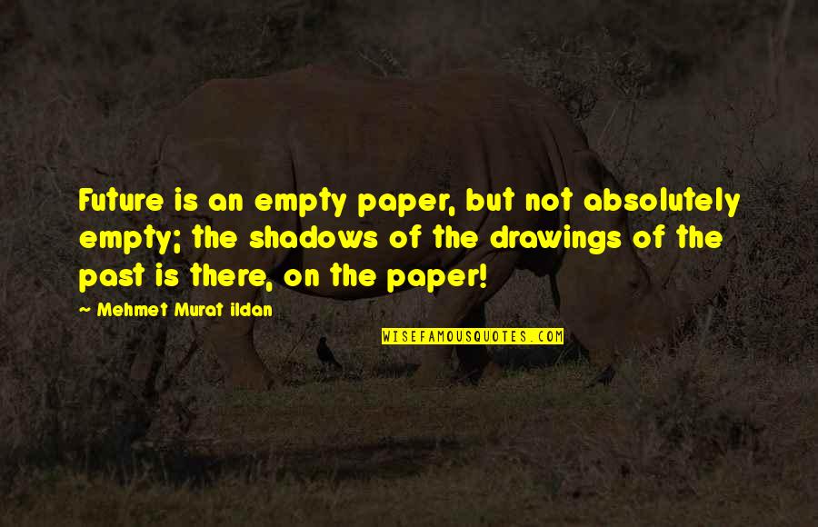 Meson Quotes By Mehmet Murat Ildan: Future is an empty paper, but not absolutely