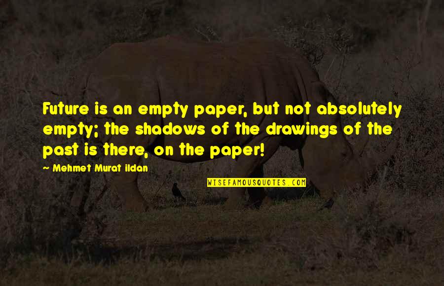 Meson Quotes By Mehmet Murat Ildan: Future is an empty paper, but not absolutely Meson Quotes By Mehmet Murat Ildan: Future is an empty paper, but not absolutely