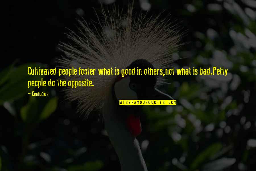 Messages Received Quotes By Confucius: Cultivated people foster what is good in others,not