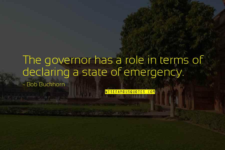 Mestre Venice Quotes By Bob Buckhorn: The governor has a role in terms of