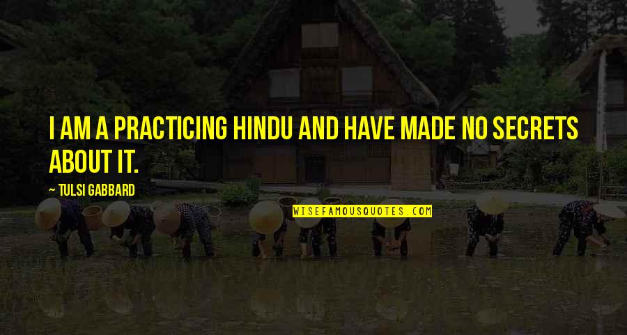 Metano Quotes By Tulsi Gabbard: I am a practicing Hindu and have made Metano Quotes By Tulsi Gabbard: I am a practicing Hindu and have made
