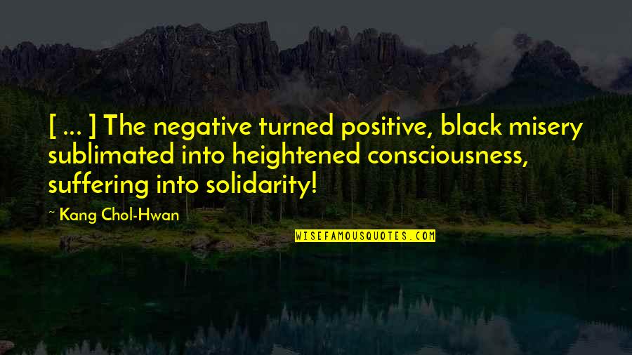 Metathesis Reactions Quotes By Kang Chol-Hwan: [ ... ] The negative turned positive, black