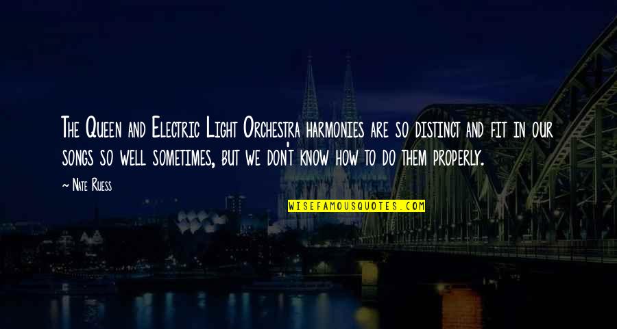 Methoxyisoflavone Quotes By Nate Ruess: The Queen and Electric Light Orchestra harmonies are