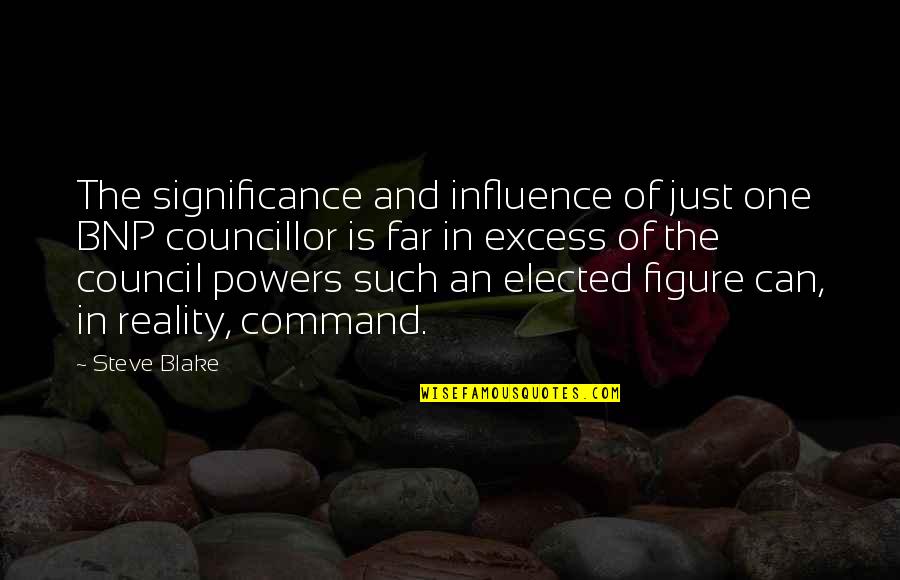 Mgru Quotes By Steve Blake: The significance and influence of just one BNP