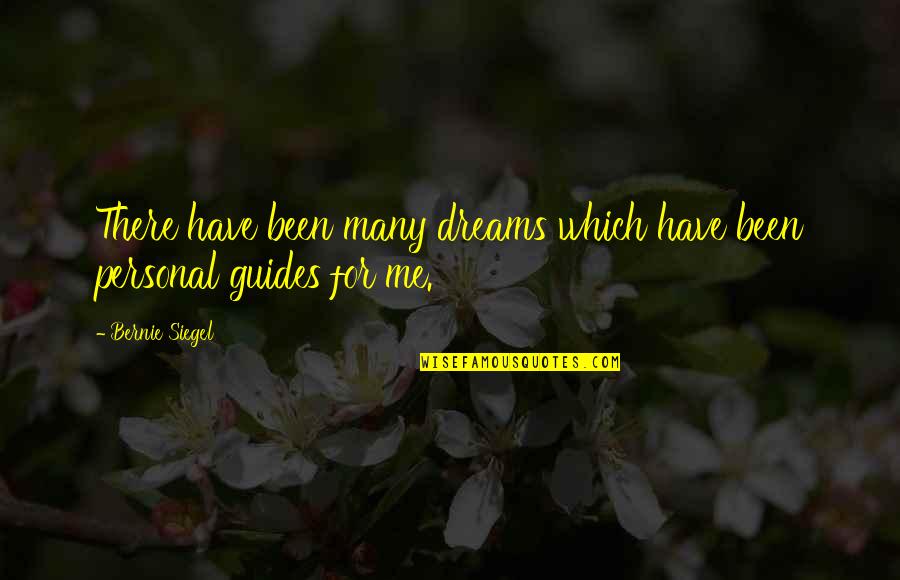 Mh4u Guildmarm Quotes By Bernie Siegel: There have been many dreams which have been