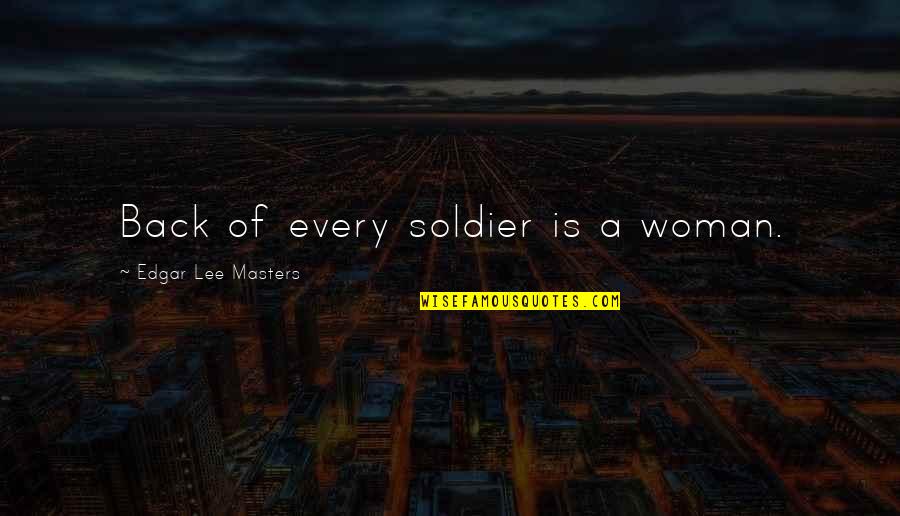 Mhi Stock Quote Quotes By Edgar Lee Masters: Back of every soldier is a woman. Mhi Stock Quote Quotes By Edgar Lee Masters: Back of every soldier is a woman.