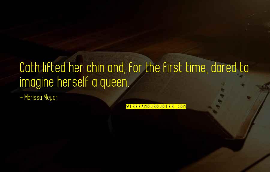 Mhlongo Eff Quotes By Marissa Meyer: Cath lifted her chin and, for the first