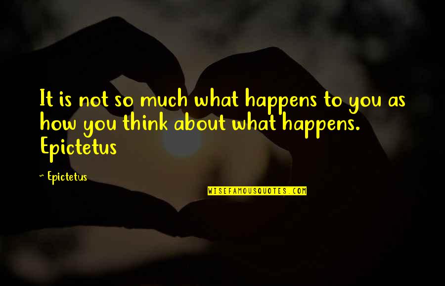 Michael Jordan Team Quote Quotes By Epictetus: It is not so much what happens to