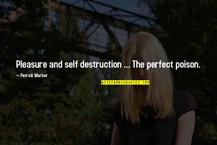Michael Moore Idiot Nation Quotes By Patrick Marber: Pleasure and self destruction ... The perfect poison.