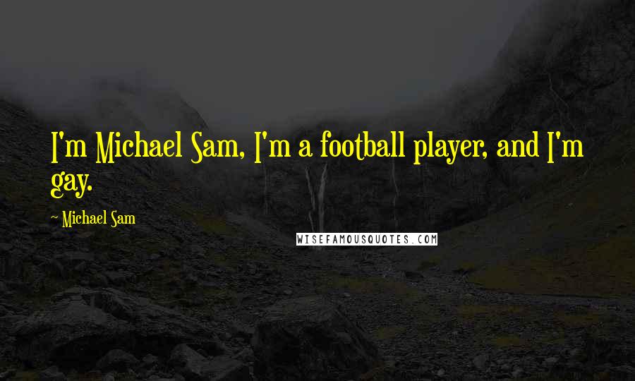 Michael Sam quotes: I'm Michael Sam, I'm a football player, and I'm gay.
