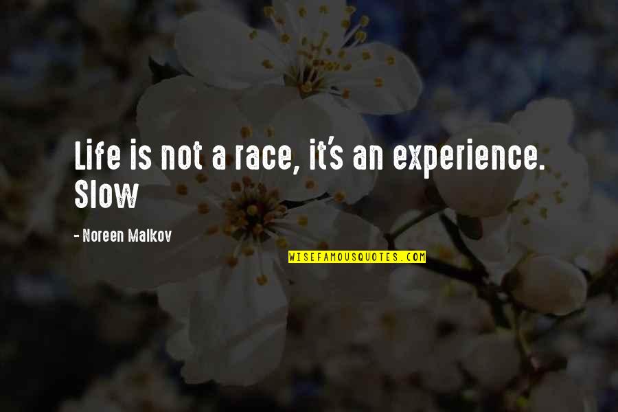 Mickleburgh Music Quotes By Noreen Malkov: Life is not a race, it's an experience. Mickleburgh Music Quotes By Noreen Malkov: Life is not a race, it's an experience.