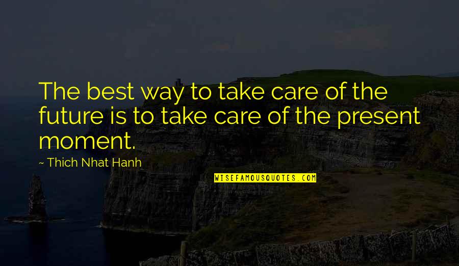 Microarray Scanner Quotes By Thich Nhat Hanh: The best way to take care of the