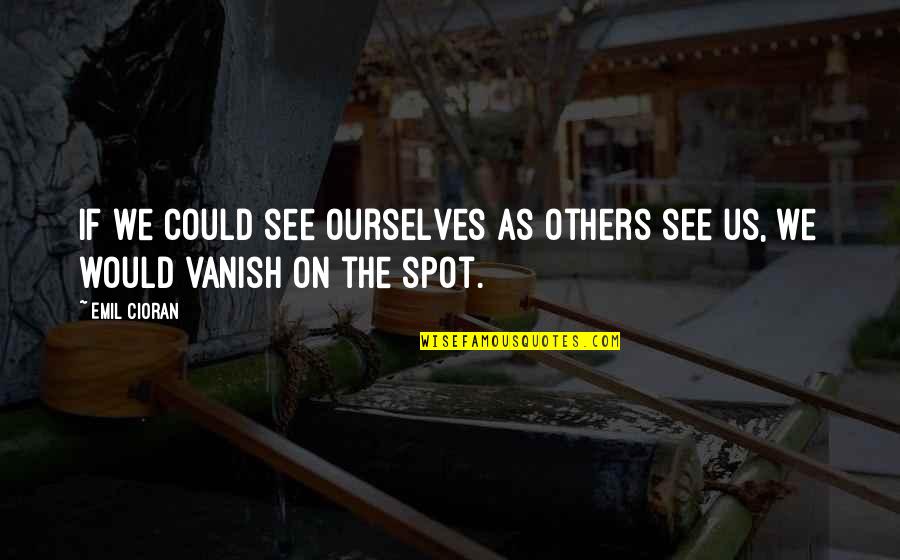 Middlers Quotes By Emil Cioran: If we could see ourselves as others see