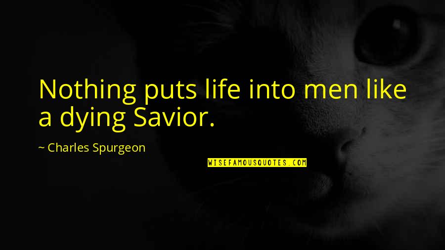 Migrating To Another Country Quotes By Charles Spurgeon: Nothing puts life into men like a dying