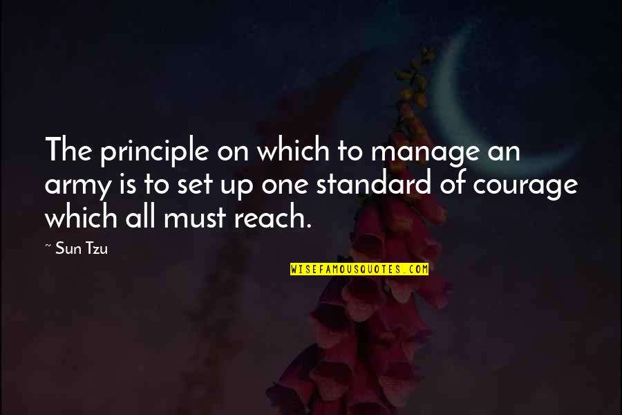 Miguel Cabrera Quotes By Sun Tzu: The principle on which to manage an army