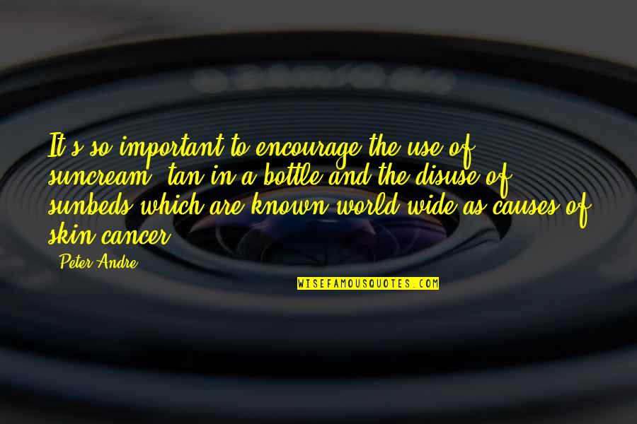 Mijzelf Of Mezelf Quotes By Peter Andre: It's so important to encourage the use of Mijzelf Of Mezelf Quotes By Peter Andre: It's so important to encourage the use of