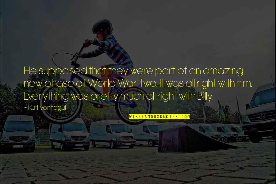 Mikayla Quotes By Kurt Vonnegut: He supposed that they were part of an