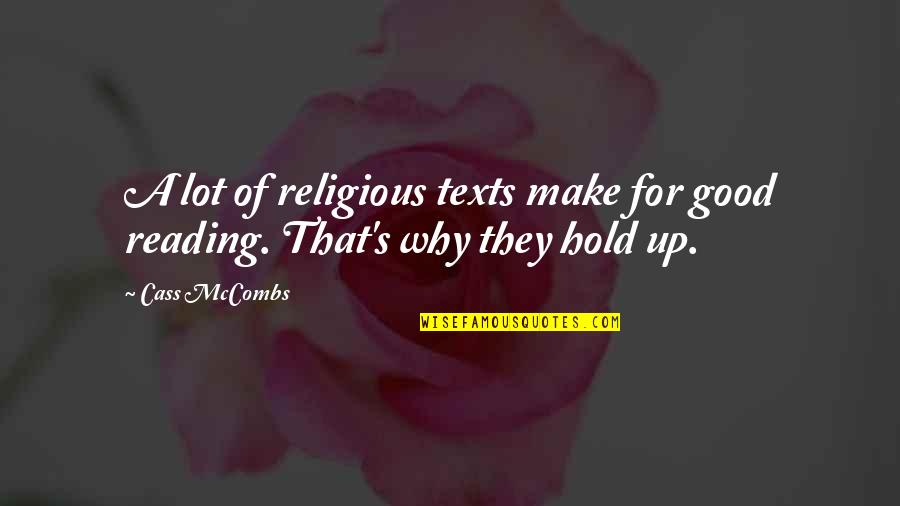 Mikoilaj Quotes By Cass McCombs: A lot of religious texts make for good