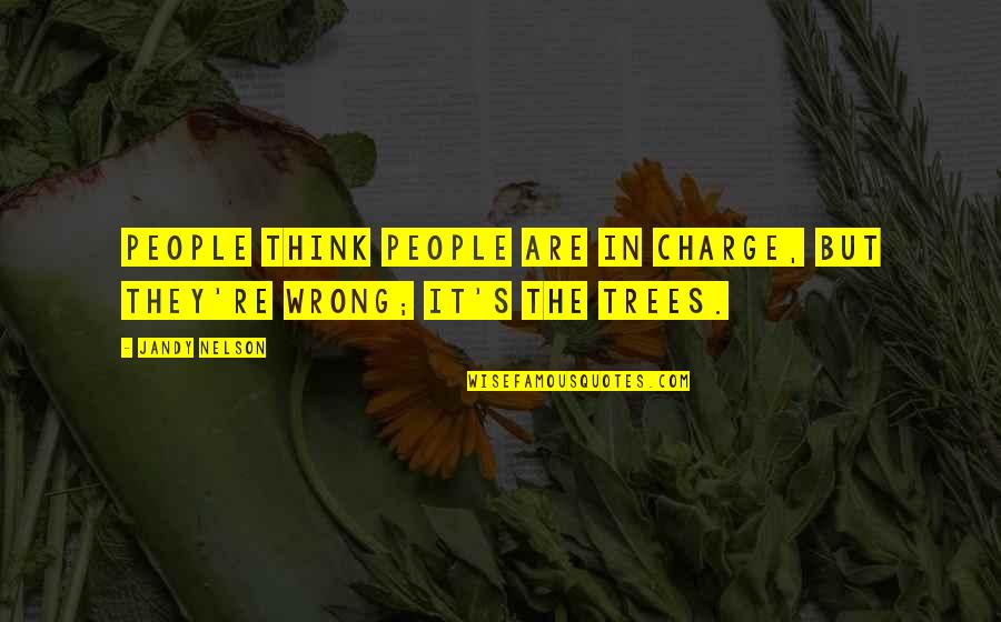 Milady Chapter 12 Quotes By Jandy Nelson: People think people are in charge, but they're