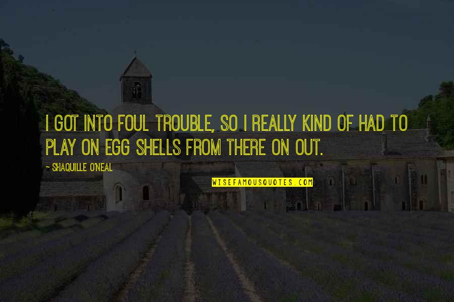 Milanovic Global Inequality Quotes By Shaquille O'Neal: I got into foul trouble, so I really Milanovic Global Inequality Quotes By Shaquille O'Neal: I got into foul trouble, so I really