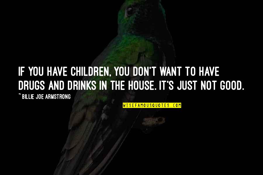 Mild Love Quotes By Billie Joe Armstrong: If you have children, you don't want to