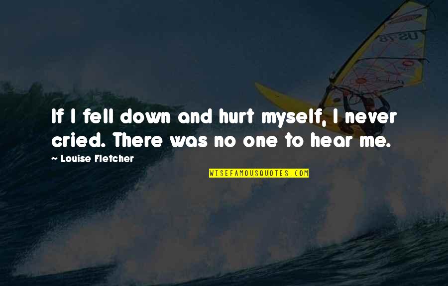 Milicic Construcciones Quotes By Louise Fletcher: If I fell down and hurt myself, I