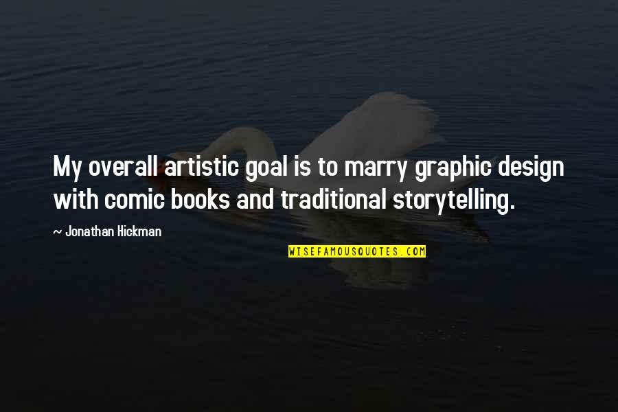 Milkweed Identity Quotes By Jonathan Hickman: My overall artistic goal is to marry graphic Milkweed Identity Quotes By Jonathan Hickman: My overall artistic goal is to marry graphic