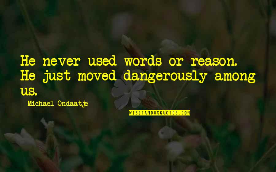 Millenarianist Quotes By Michael Ondaatje: He never used words or reason. He just