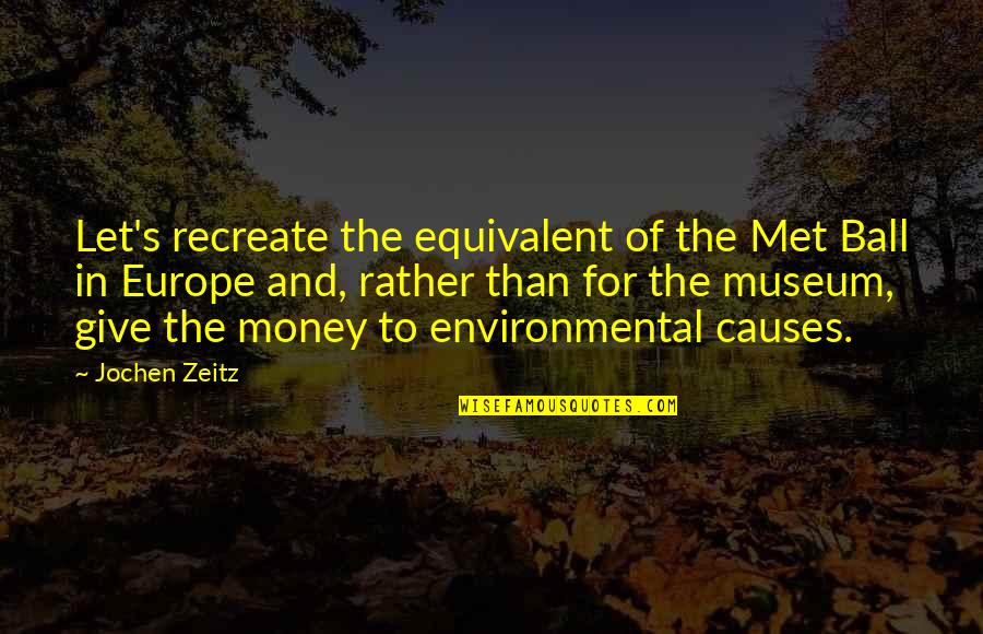 Millimeters To Micrometers Quotes By Jochen Zeitz: Let's recreate the equivalent of the Met Ball