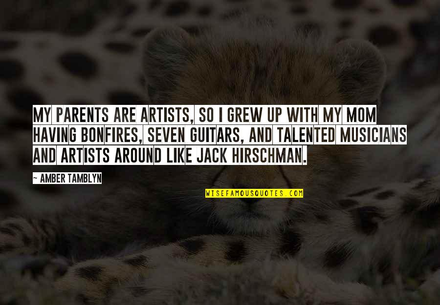 Mimica En Quotes By Amber Tamblyn: My parents are artists, so I grew up Mimica En Quotes By Amber Tamblyn: My parents are artists, so I grew up