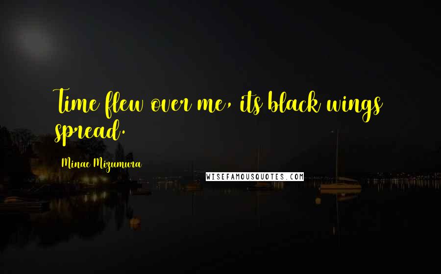 Minae Mizumura quotes: Time flew over me, its black wings spread.